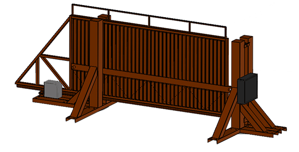Противотаранные ворота